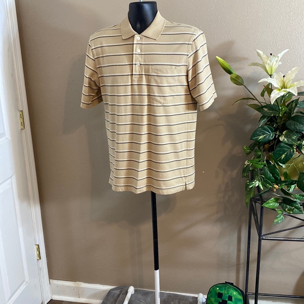 Men’s Striped Polo Shirt